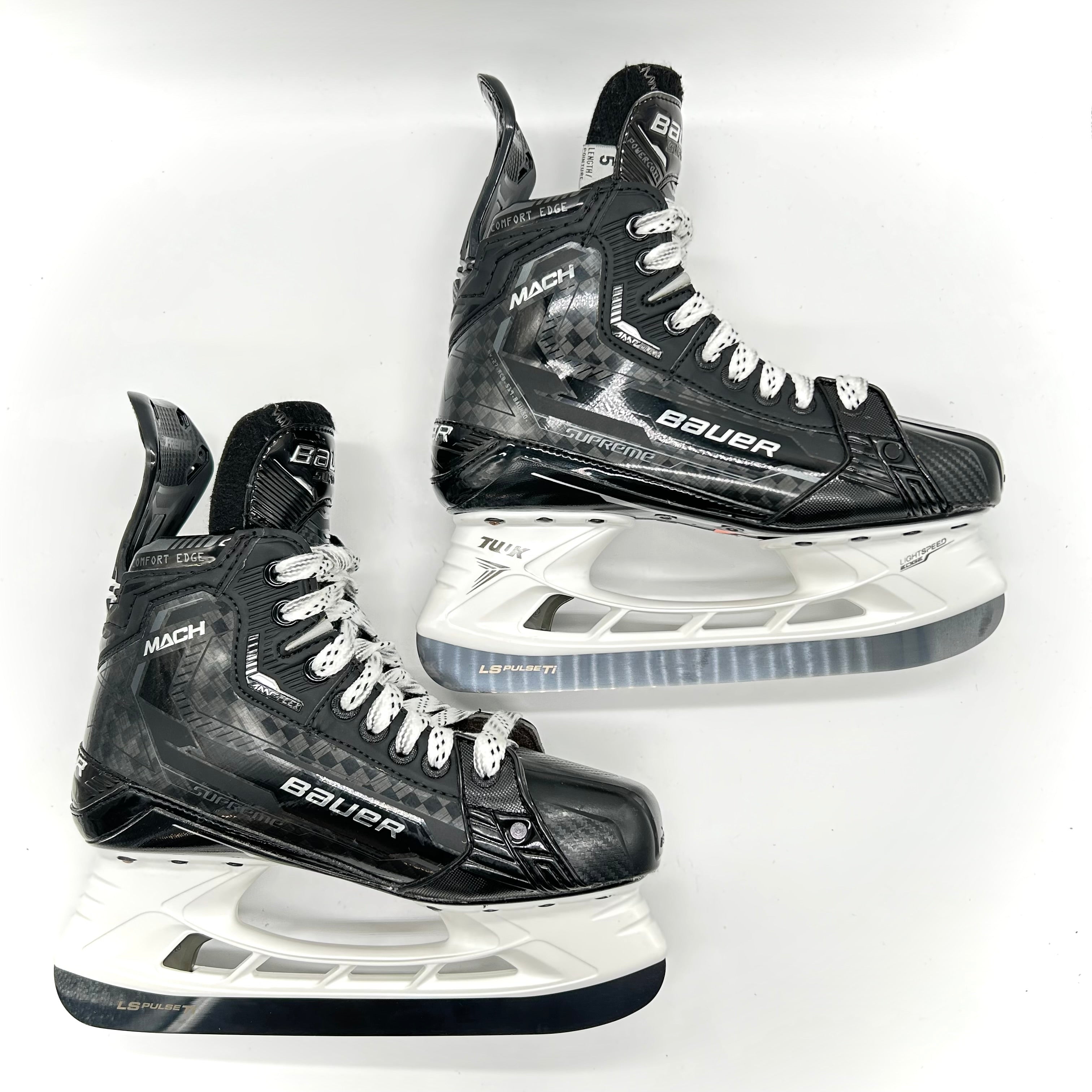 Patins de hockey Bauer Supreme Mach Pro Stock - Taille 5 Fit 2